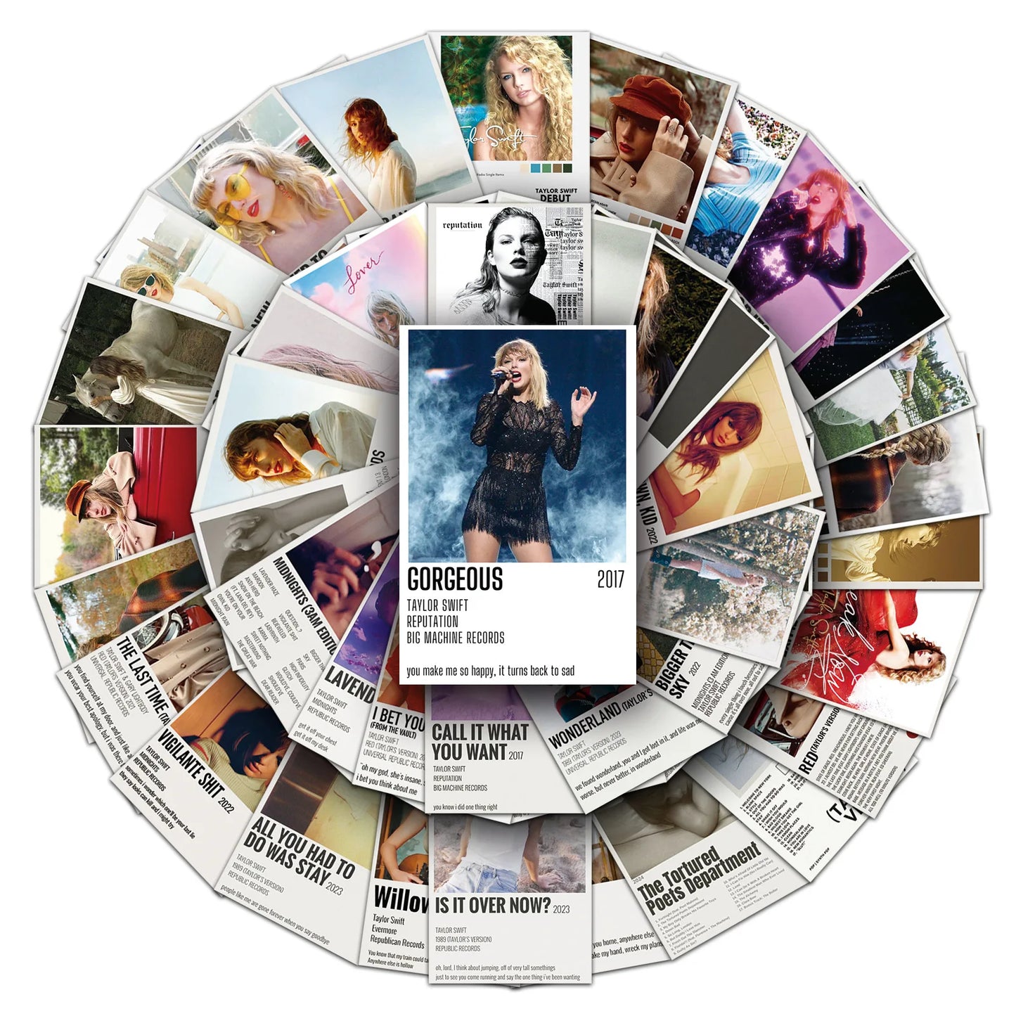 Taylor Swift Decoration Cards
