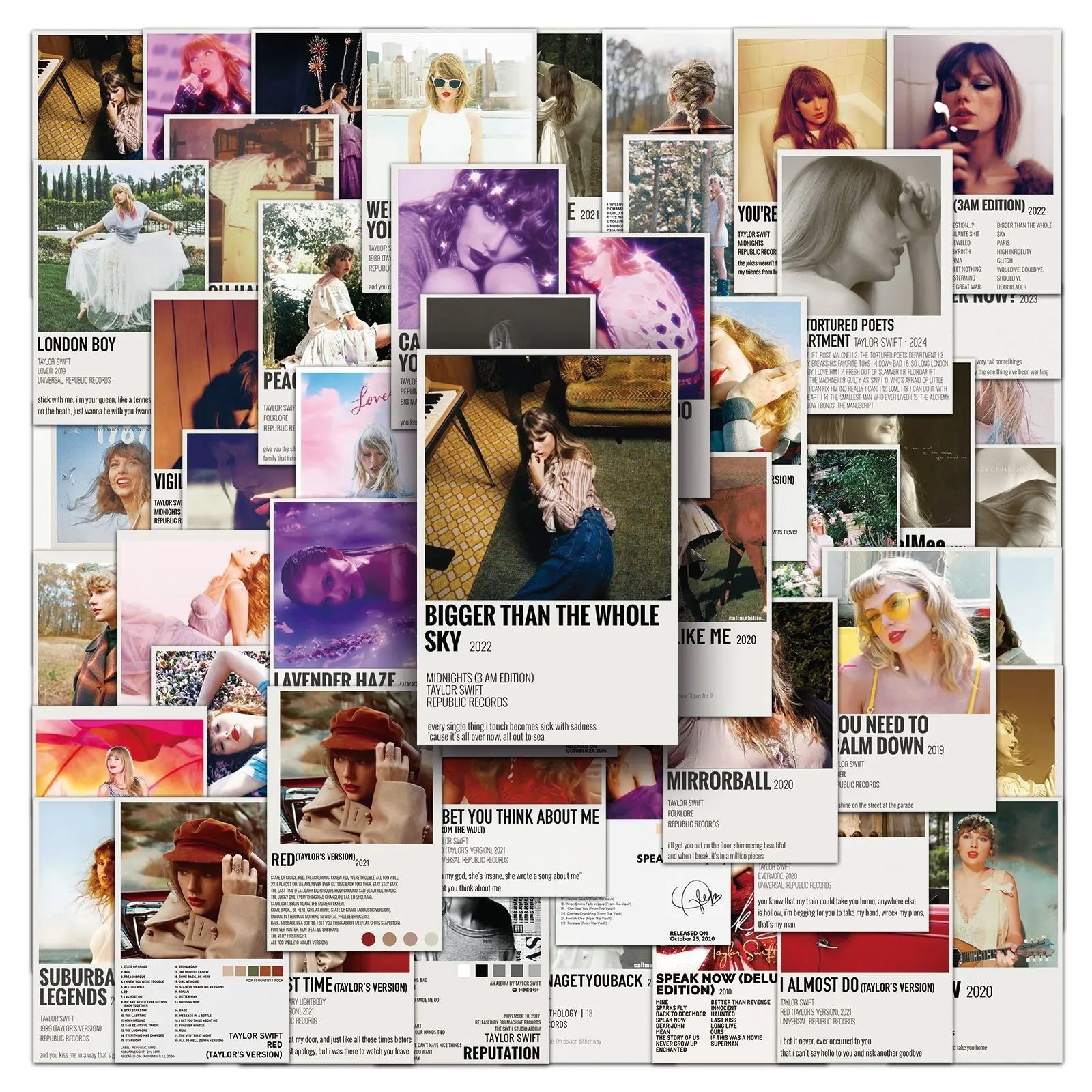Taylor Swift Decoration Cards