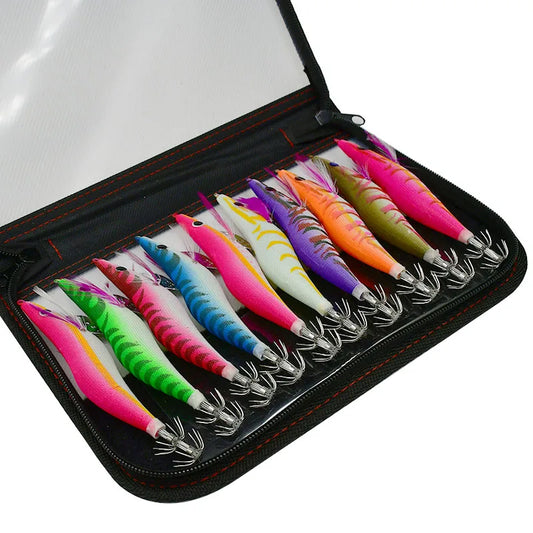 10Pcs Luminous Squid Jig 